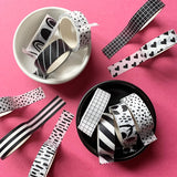 Monochrome Washi Tape Set - SUPER SECONDS