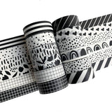 Monochrome Washi Tape Set - SUPER SECONDS
