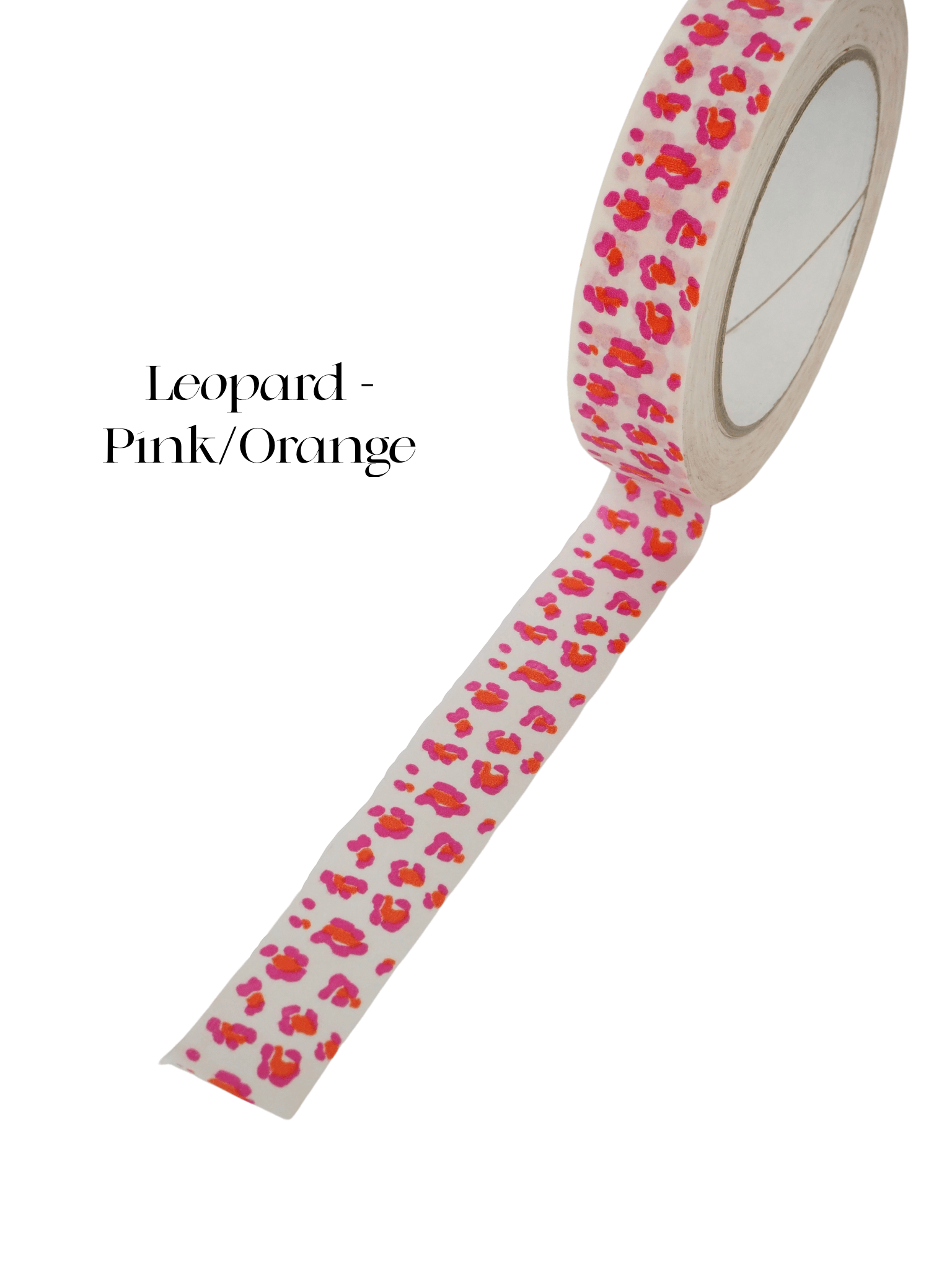 Mini Leopard Pink Orange Set of 2 Mixed Tapes